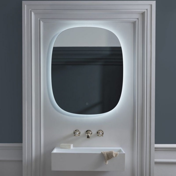 JTP Neon LED Bathroom Mirror with Demister & Touch Sensor in Situ