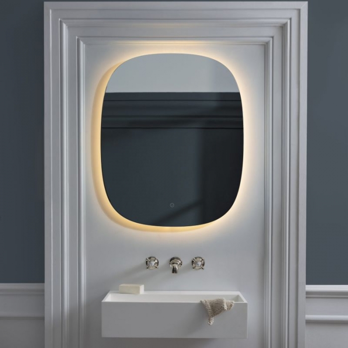 JTP Neon LED Bathroom Mirror with Demister & Touch Sensor