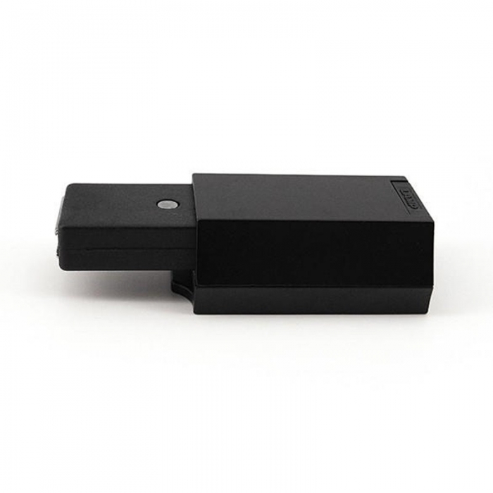 Sugatsune Magnetic Push to Open Touch Latch - Black Side View ML-ZN80-BL on a white background