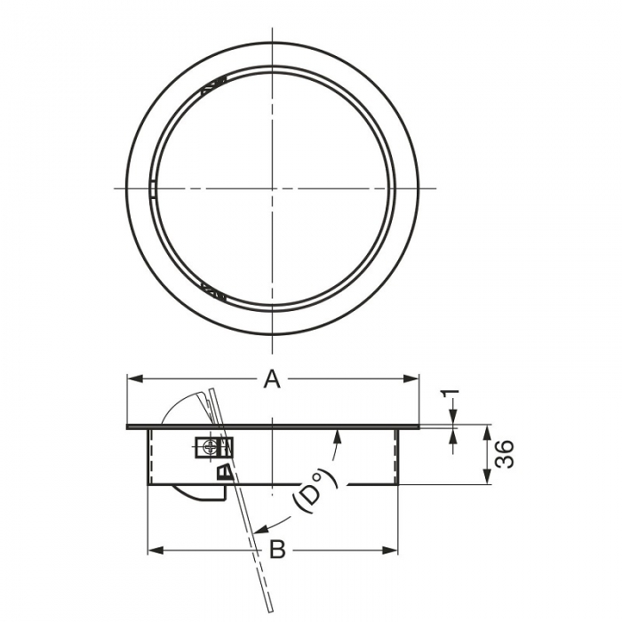 AD-GD015-HLB Waste Chute CAD