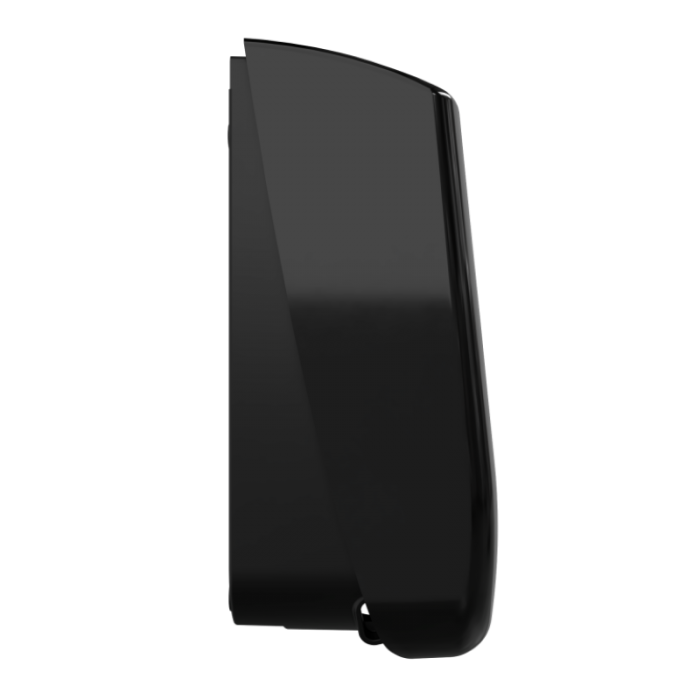 Myriad Gloss Black 900ml Liquid Soap Dispenser right side 