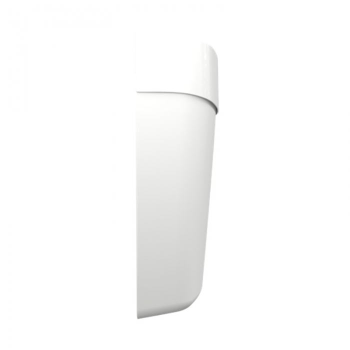 Myriad 25 Litre Waste Bin - White right hand side - 6WB-W
