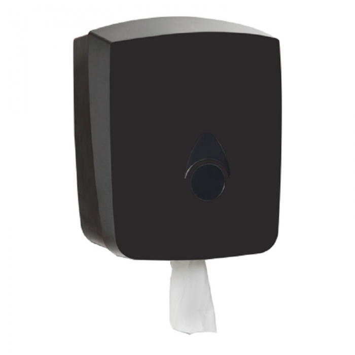 Myriad Black Centre Feed Paper Towel Dispenser