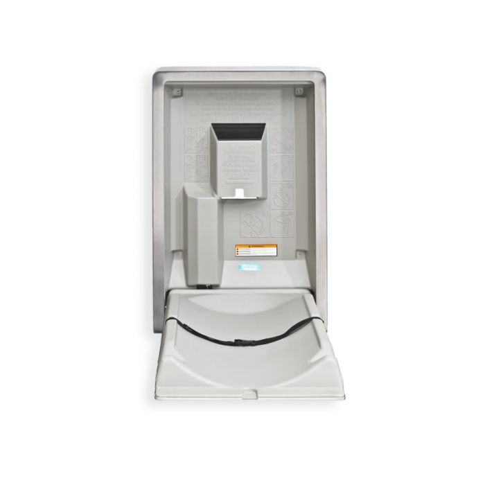 Vertical Surface-Mounted Baby Changing Station Koala Kare Open