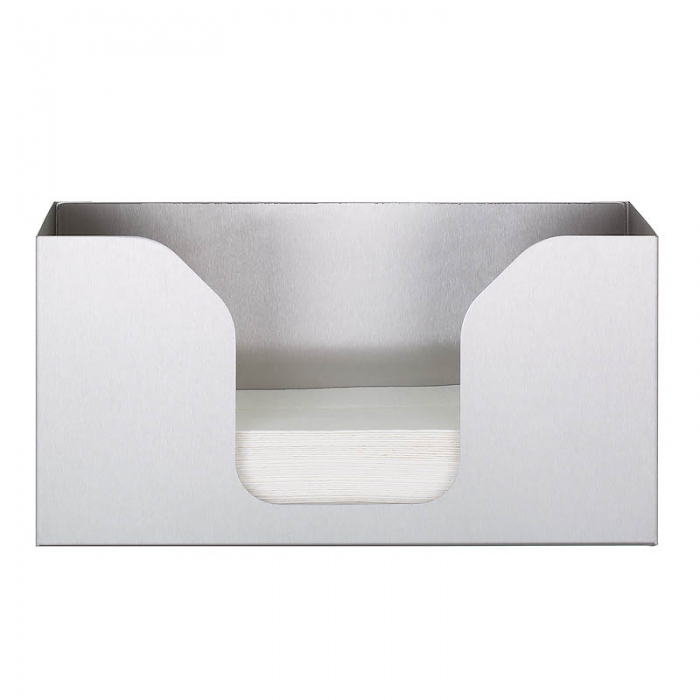 PRESTIGE PAPER TOWEL DISPENSER BRUSHED STAINLESS STEEL front