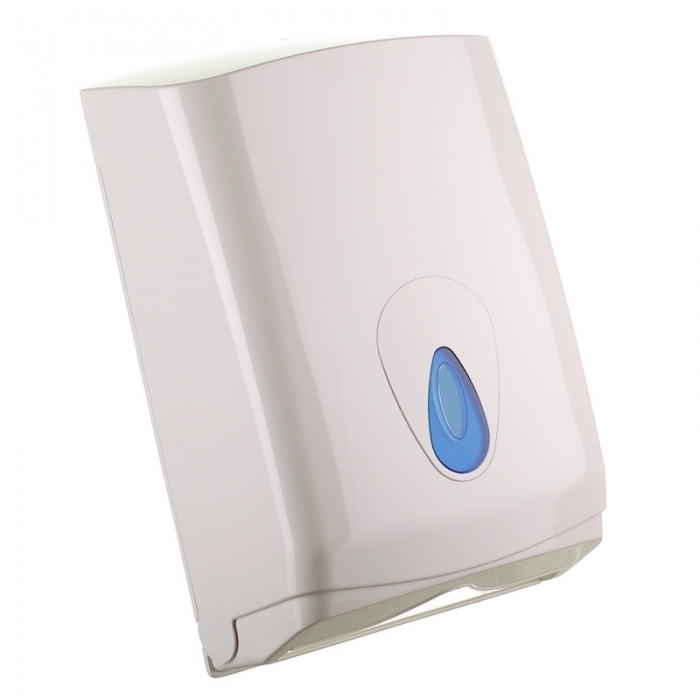 Paper Towel Dispenser C-Fold or Multifold Large Angle 