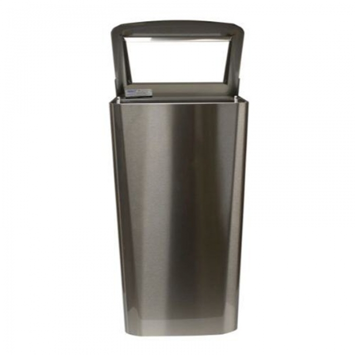 Tower 30 Litre Stainless Steel Bin front open view on a white background - 77020CB