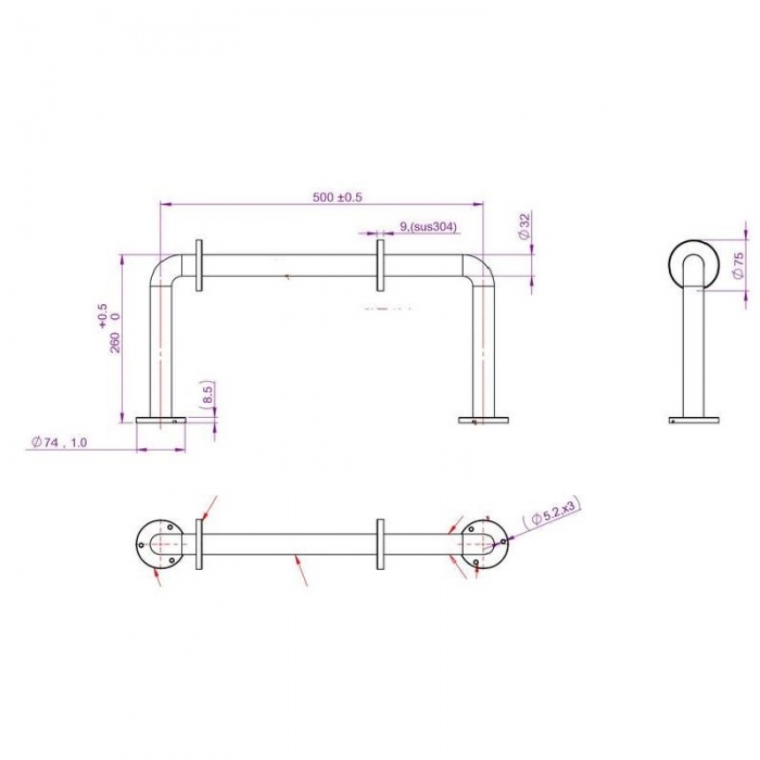 PRESTBR1 CAD Drawing