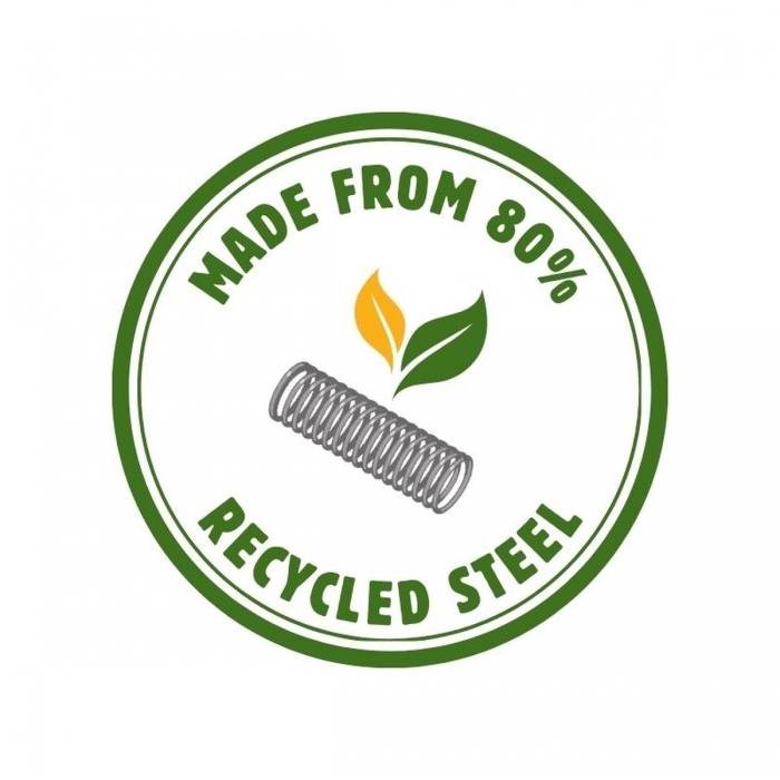 Prestige 158mm Counter Mounted Circular Waste Chute Recycled Steel Image - IMP180