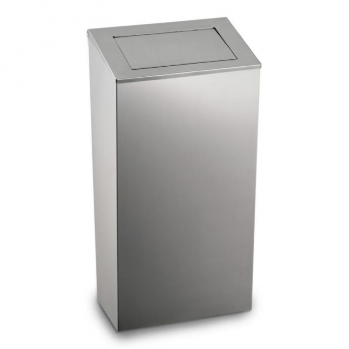 Prestige Ecoline Brushed Stainless Steel Push Lid 38L Waste Bin 
E-WPL38/BS