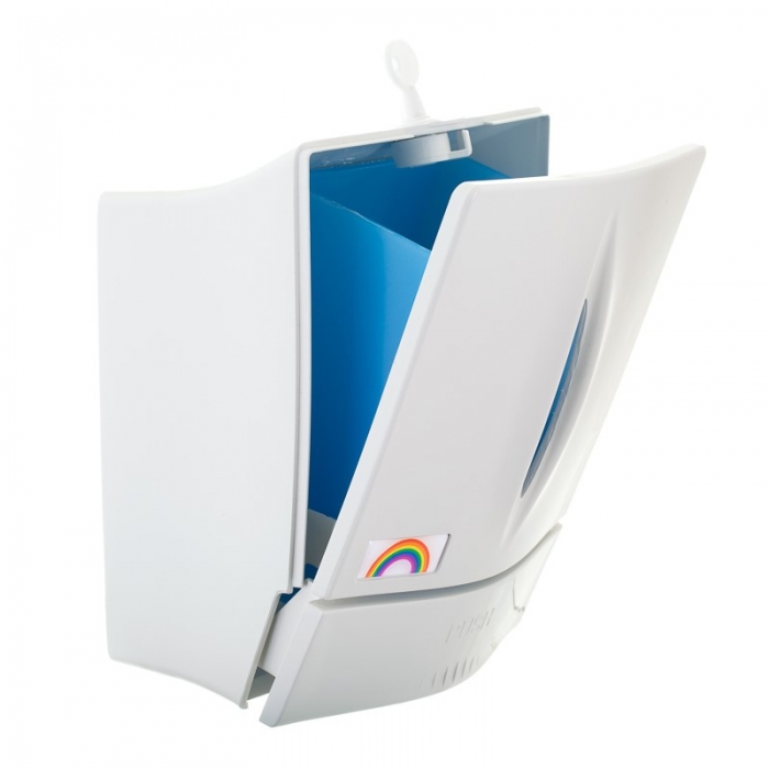 Rainbow Hand Sanitiser Soap Dispenser 800ml Open View Cartridge 