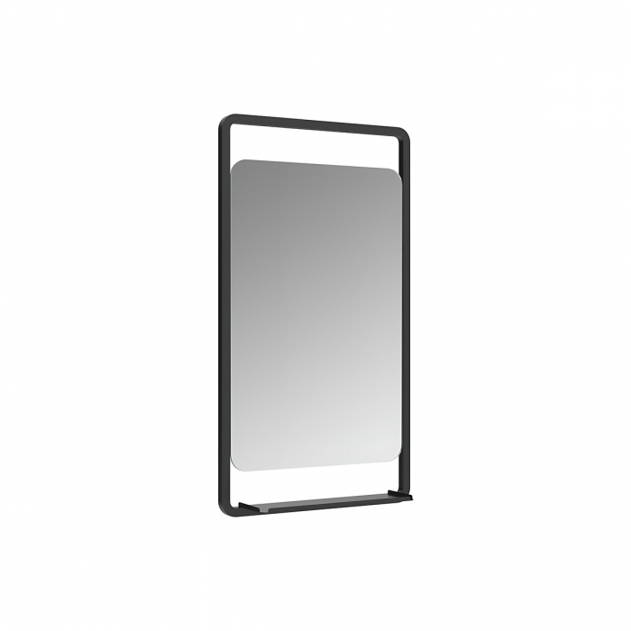 Ravendon 500mm Rectangle Mirror with Shelf CNPW106275 Angled 
