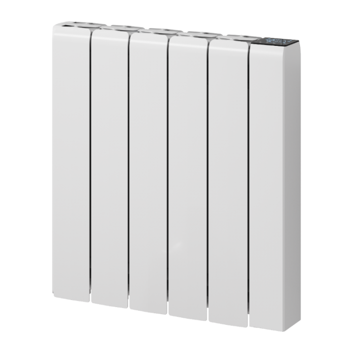 Aron Wifi Electric Panel Radiator H570 x W540mm - White Aluminium