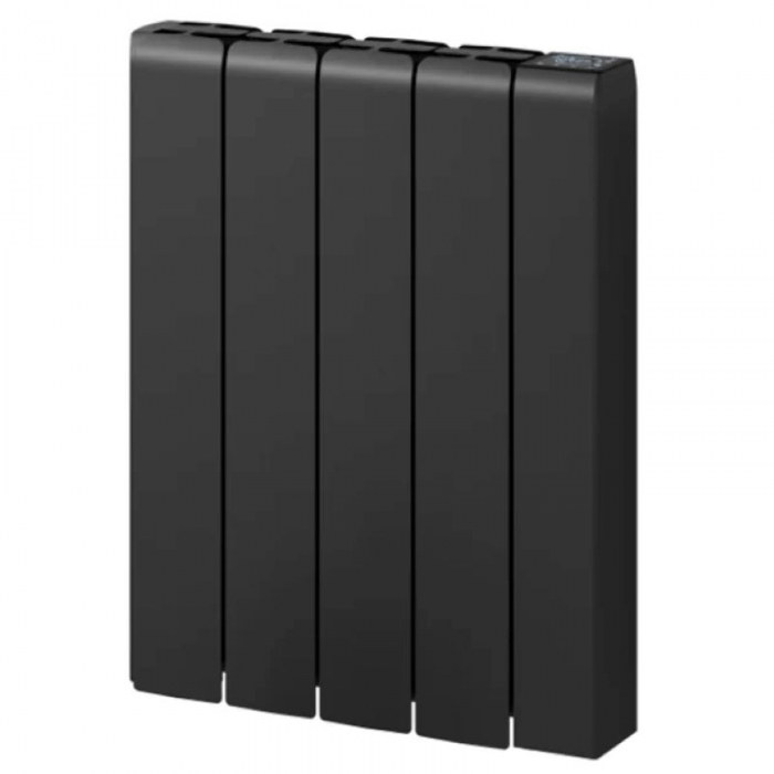 Aron Wifi Electric Panel Radiator H570 x W450mm - Black Aluminium