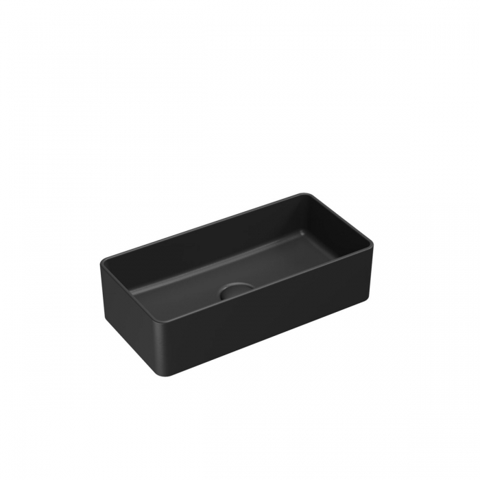 Scudo Riviera Countertop 460 Basin - Matt Black image - VESSEL004