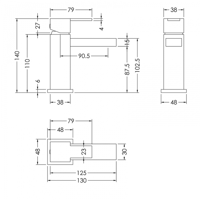 Nuie Sanford Mini Mono CAD