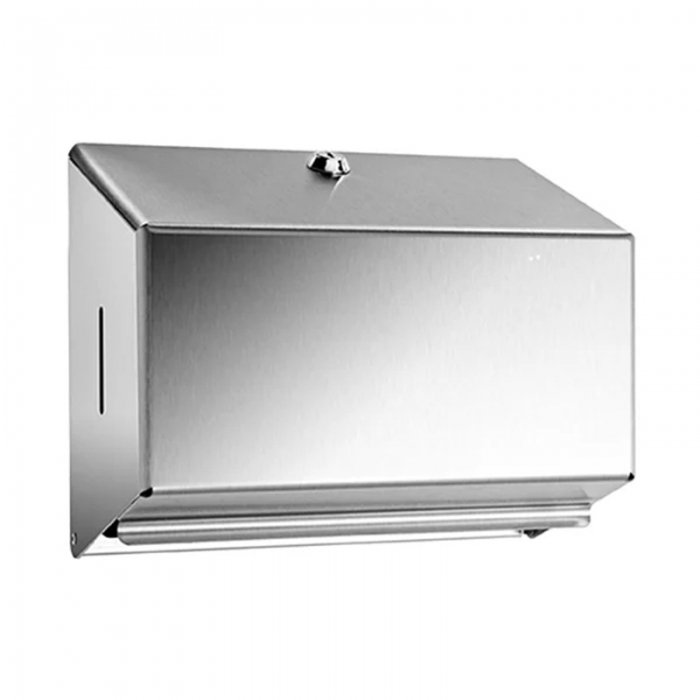 Mini Hand Towel Dispenser Interleaved Brushed Satin image - 78810SS