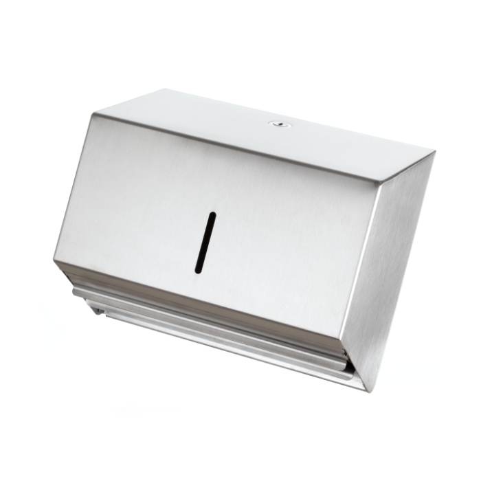 Prestige Plasma Stainless Steel Mini Paper Towel Dispenser side