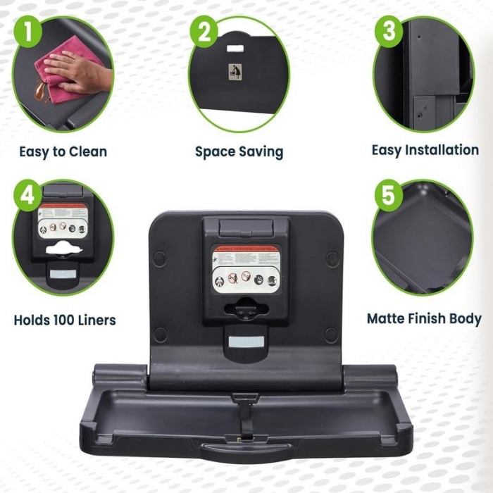 Easy Clean, Easy Install, space saving