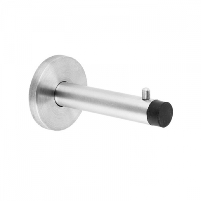 Coat Hook Door Stop Solid Stainless Steel 90mm