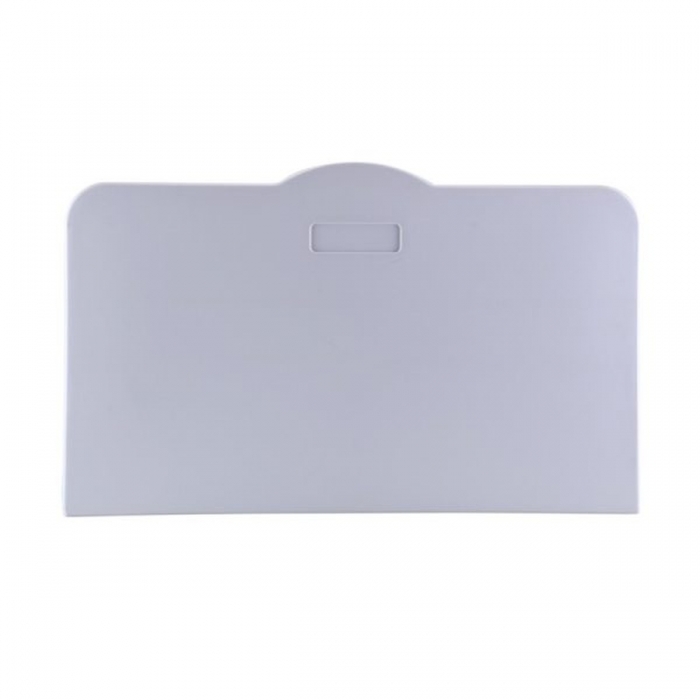 Safe Hands Commercial Horizontal Wall Mounted Baby Changing Unit - White closed image front - BABH77