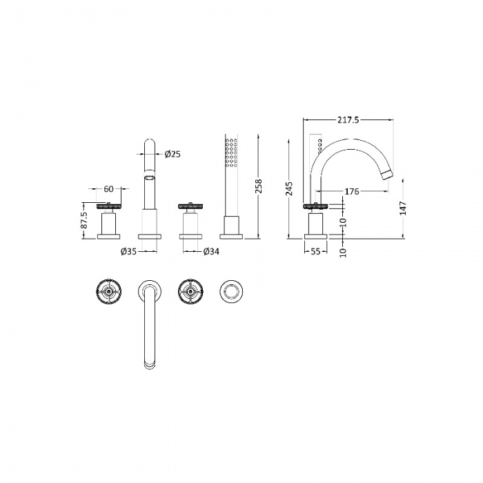 Revolution 4 Hole CAD