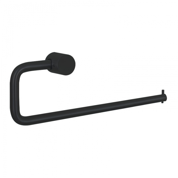 Prestige Double Toilet Roll Holder - Matt Black