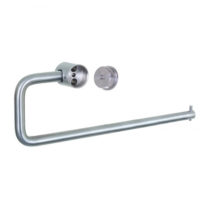 Prestige Double Toilet Roll Holder - Brushed Stainless Steel