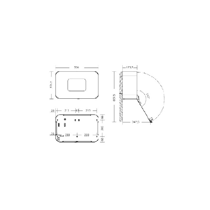 Touch-Free Stainless Steel Soap Dispenser CAD Drawing