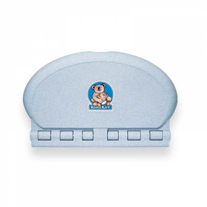 Oval Wall-Mounted Baby Changing Station Koala Kare Closed Grey granite