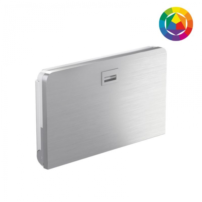 Genwec Custom Colour Horizontal Baby Changing Unit Stainless Steel brushed version - GW07050401-CC