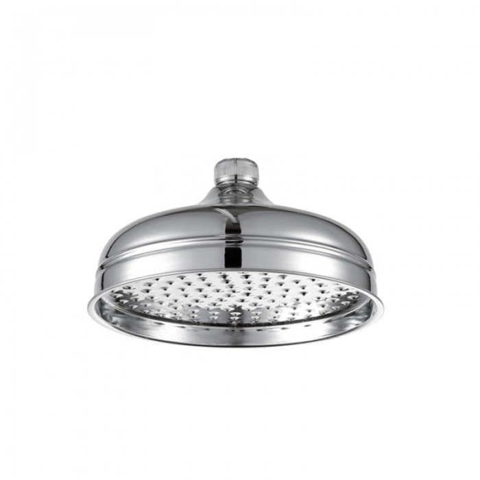 JTP Grosvenor Victorian Polished Chrome Shower Heads - 125mm - 200mm image - GROSVPC125-150-200