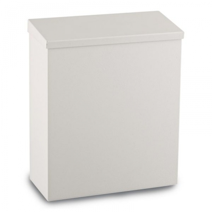 Prestige Ecoline White Gloss 7Litre Feminine Hygiene Bin image - E-7WFH/WH