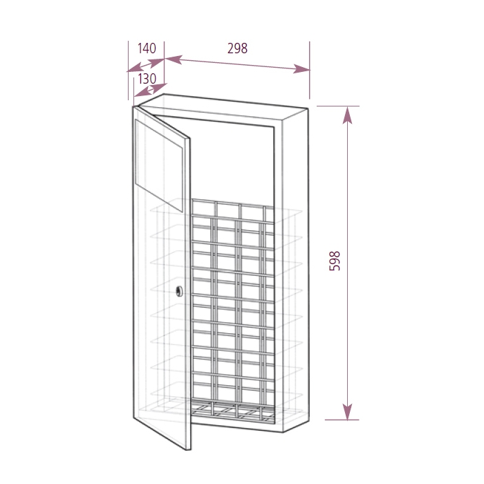 Chrome - Nickel Plated Stainless Steel Waste Bins