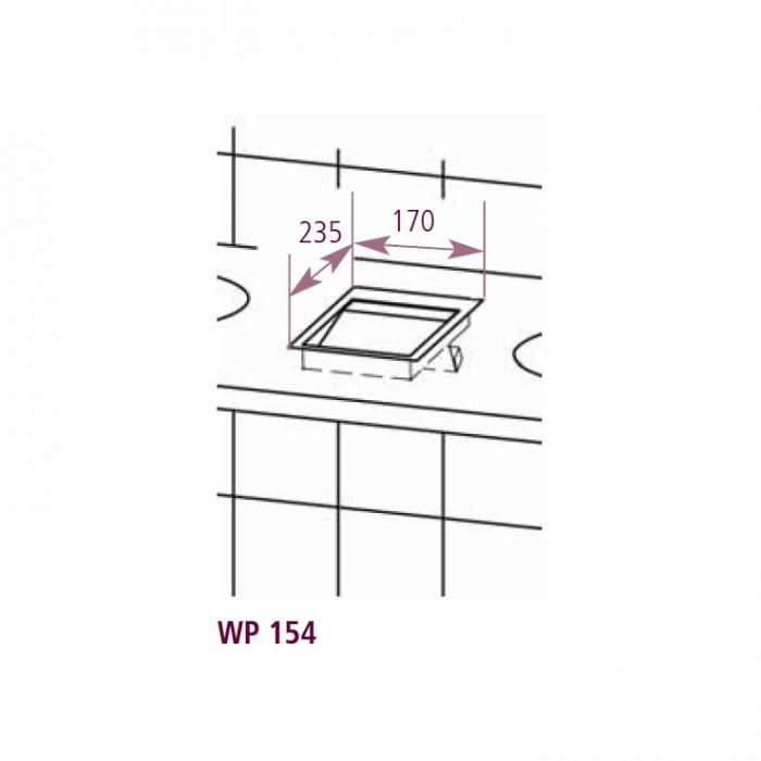 Prestige Surface Mounted Bin Flap