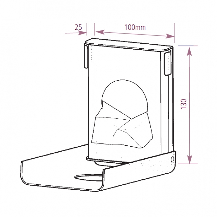 Sanitary Bag Dispenser Prestige