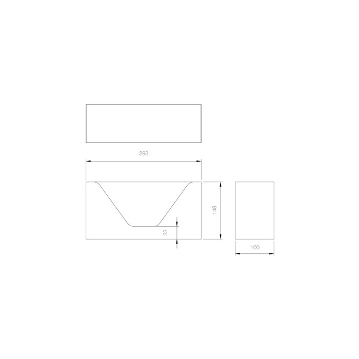 WP155 Free Standing Paper Towel Dispenser 150 Towels CAD Drawing