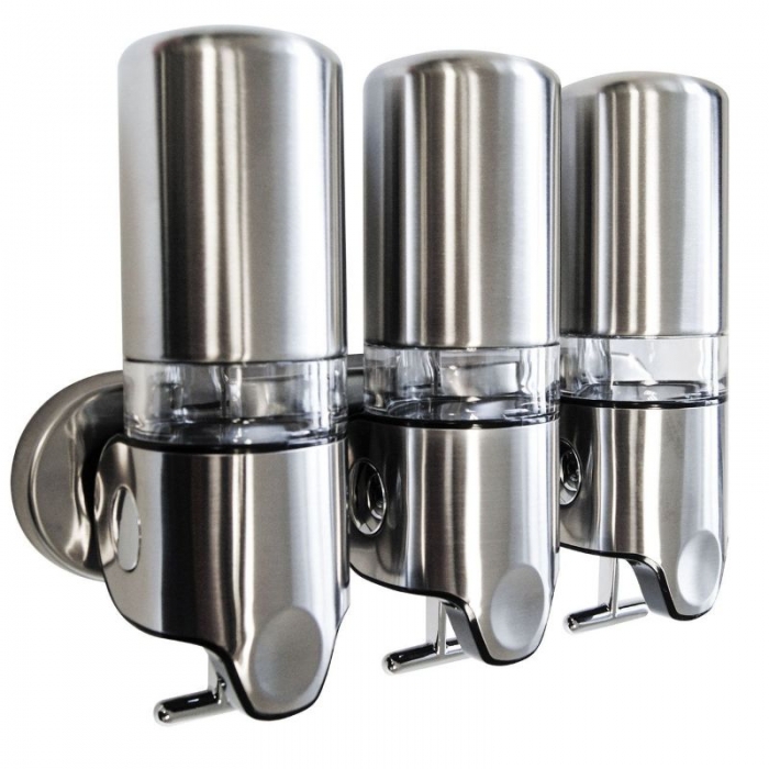 Prestige Stainless Steel Lockable Shower Soap Dispensers
