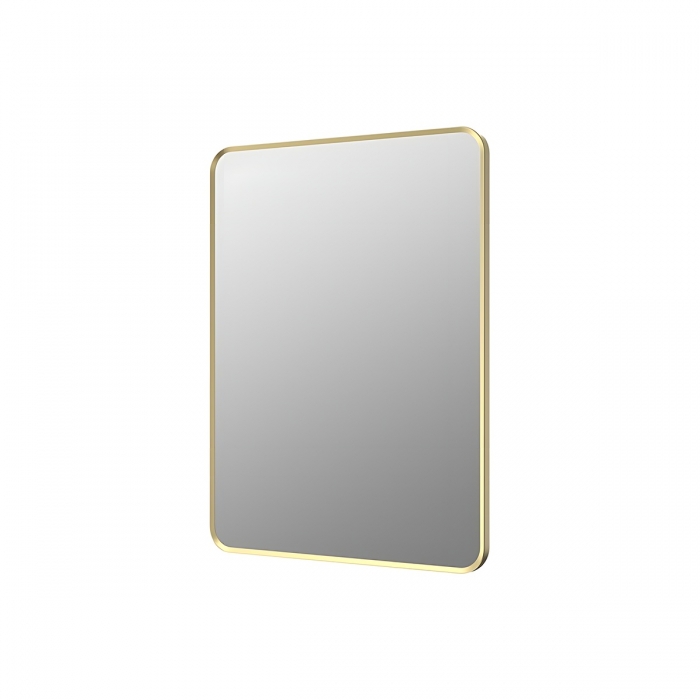 Yorvik Brushed Brass Rectangle Mirror - 600x800mm CNPW106268