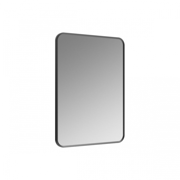 Yorvik Matt Black Rectangle Mirror 600mm x 800mm CNPW106269